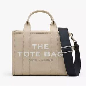 Marc Jacobs Tan Tote Bag with Black Strap - Brand New
